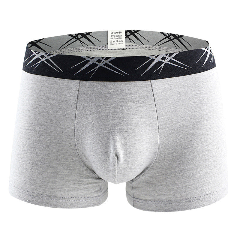 Herr U-konvexa sexiga boxershorts med medelhög midja