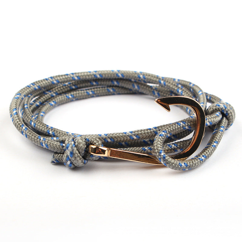 Justerbart Paracord Ankararmband Kvinna Män Berlockarmband
