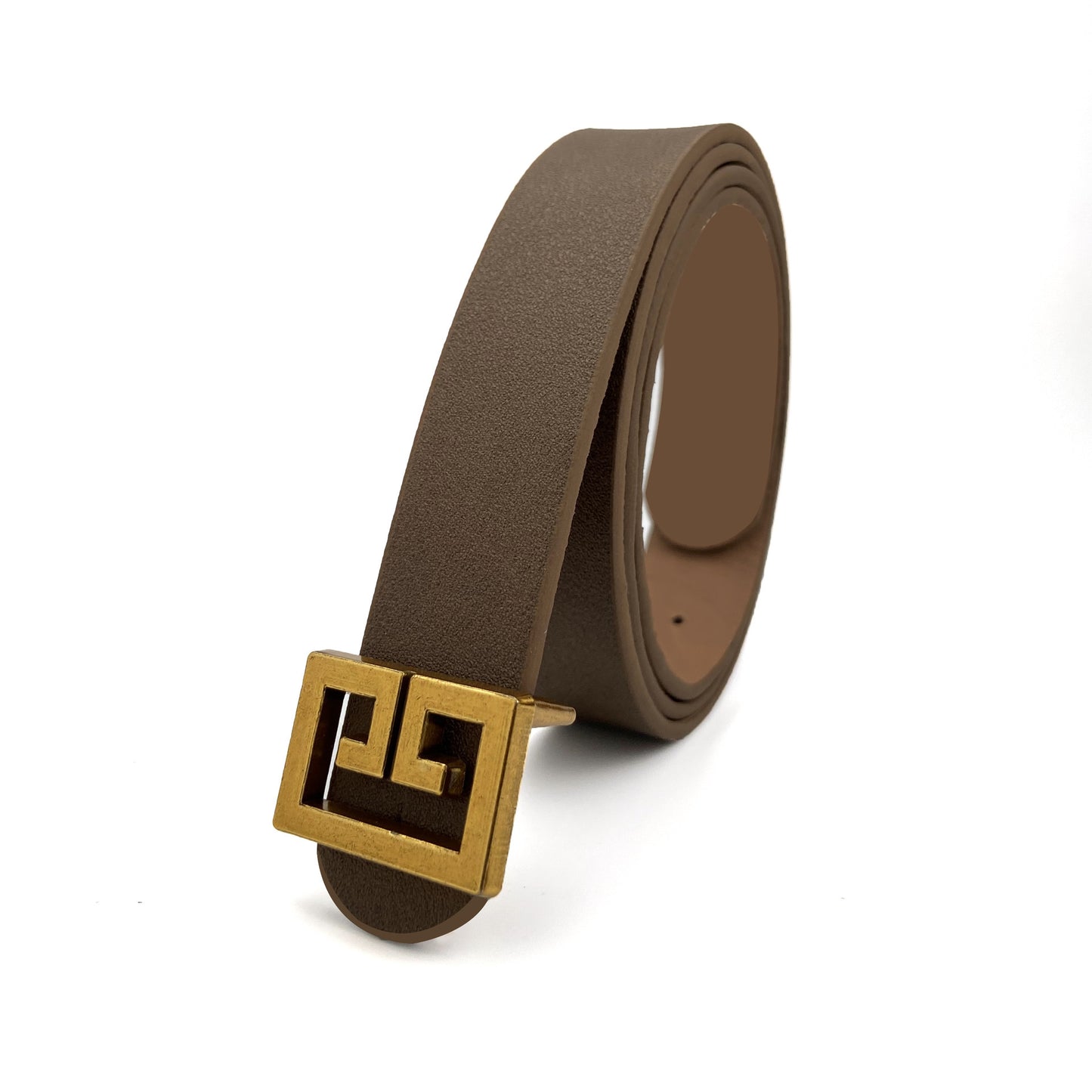 Women's Bronze Decorative Belts for Clothes - Sophisticated Elegance