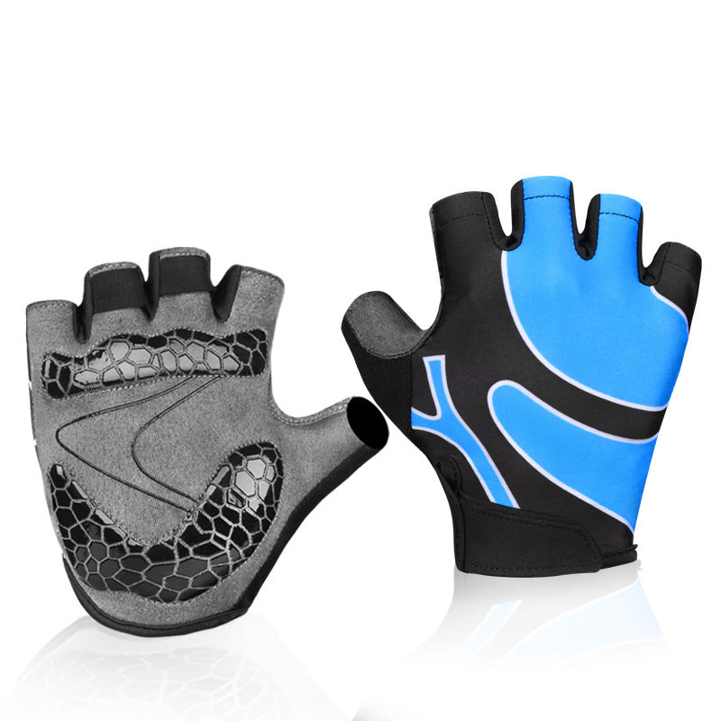 Halvfinger fitnesshandskar mountainbikehandskar