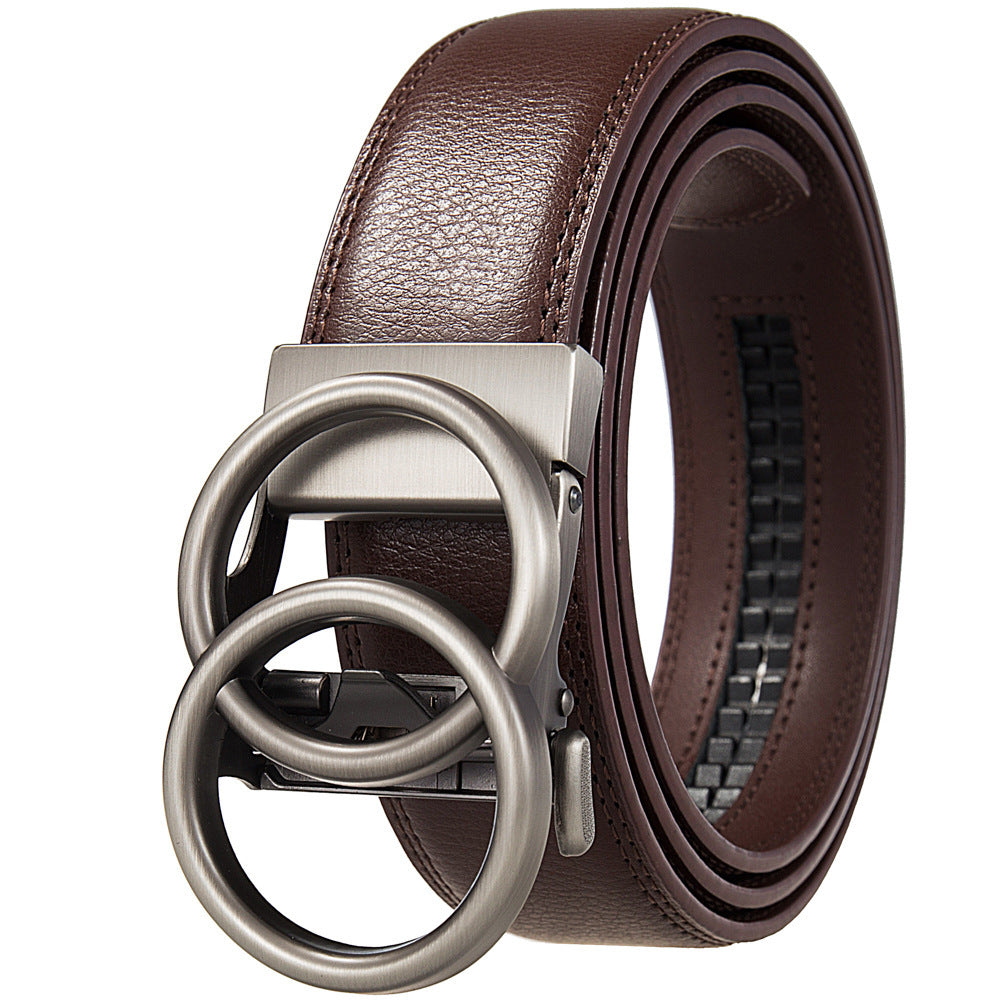 Men's Fashion Comfort Click Belt - Premium Metallic Buckles