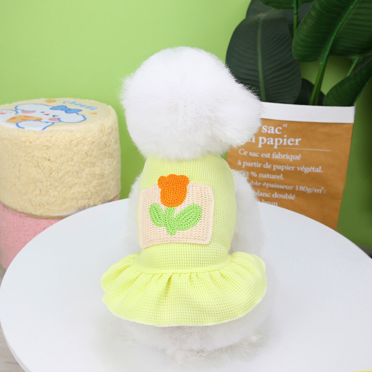 Vêtements pour chiens Poche de jupe pour animaux de compagnie