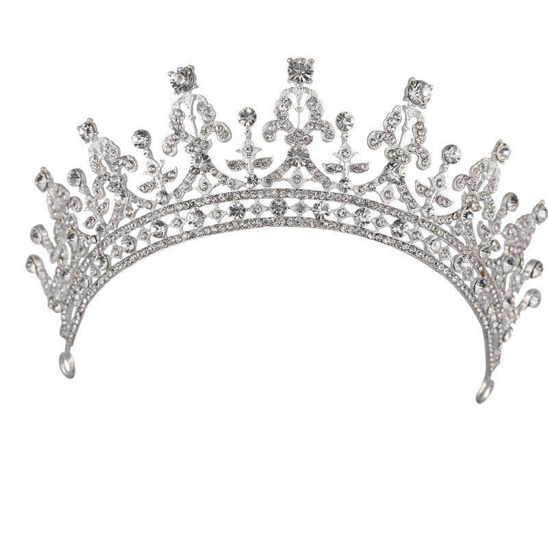 Drottning Brudbröllop Crown Huvudbonad