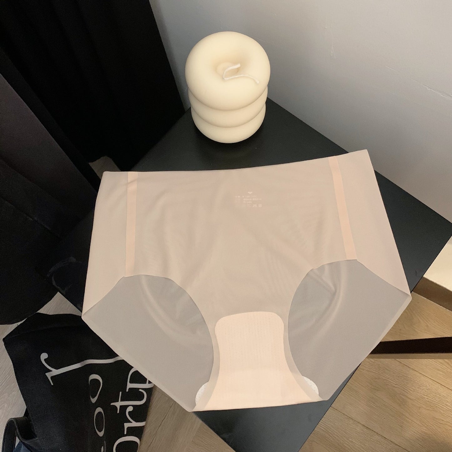 Seamless Ice Silk Pure Cotton Sports Underwear Women