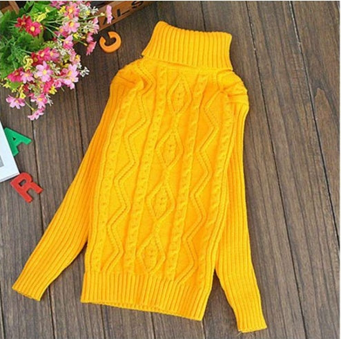 Girls Plus Velvet Tjock Double Layer Sweater