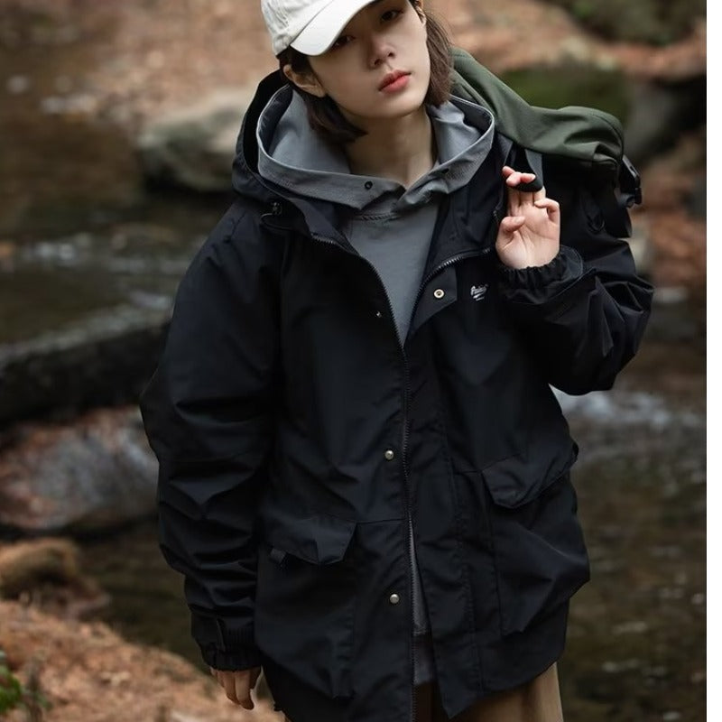 Veste à capuche d'extérieur pour hommes et femmes