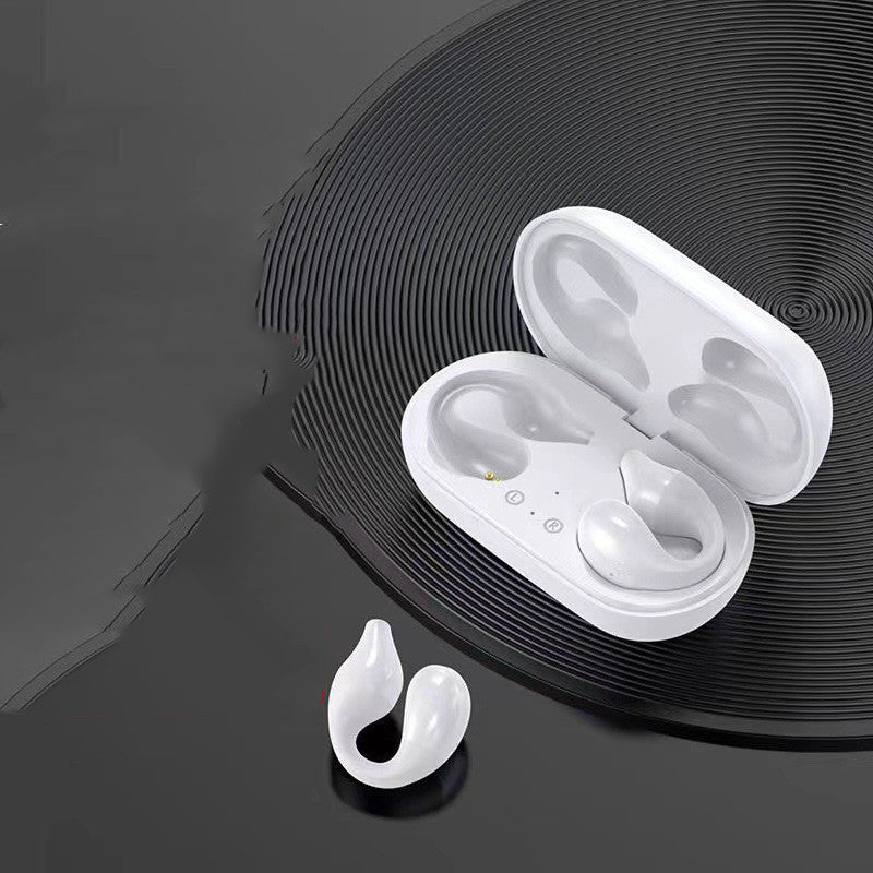 Öronklämma Benledningshörlurar Bluetooth-kompatibla 5.2 HIFI Trådlösa Hörlurar Touch Handsfree Sport Brusreducerande Headset Med Mikrofon