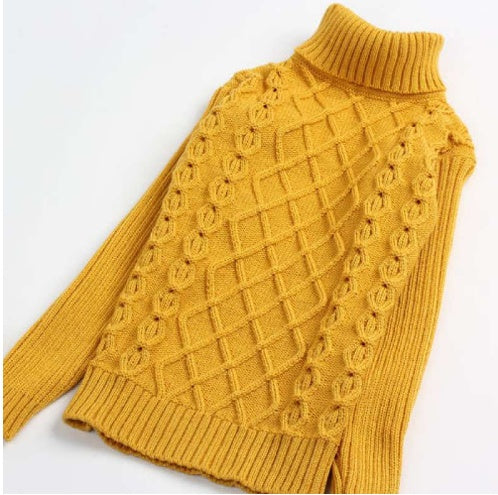 Girls Plus Velvet Tjock Double Layer Sweater
