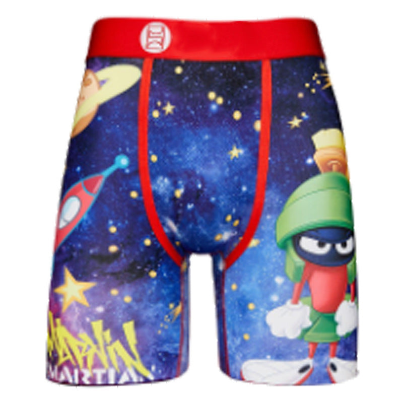 Tecknade tryckta pojkar boxershorts för män
