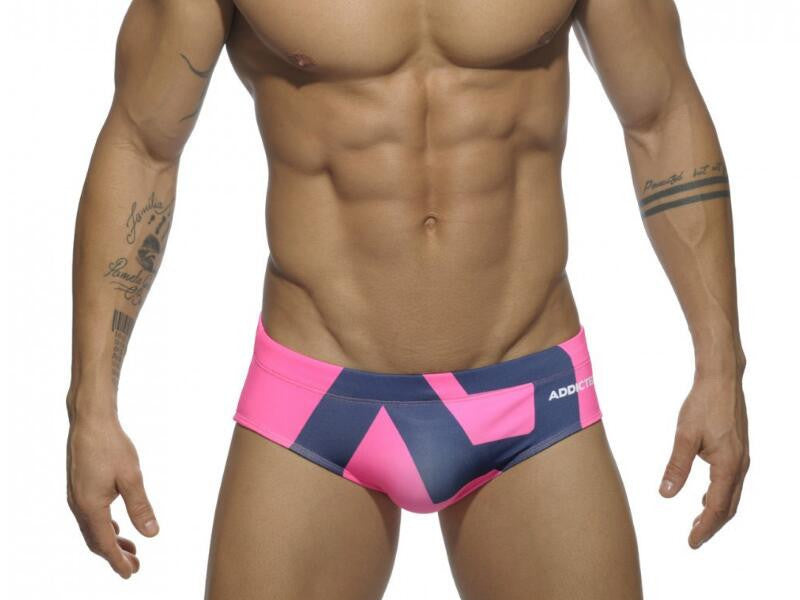 Short de Bain Imprimé U Convex Triangle 045 Homme