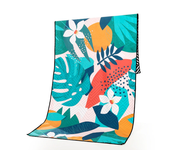 Serviette de plage de serviette de sport de plein air de voyage
