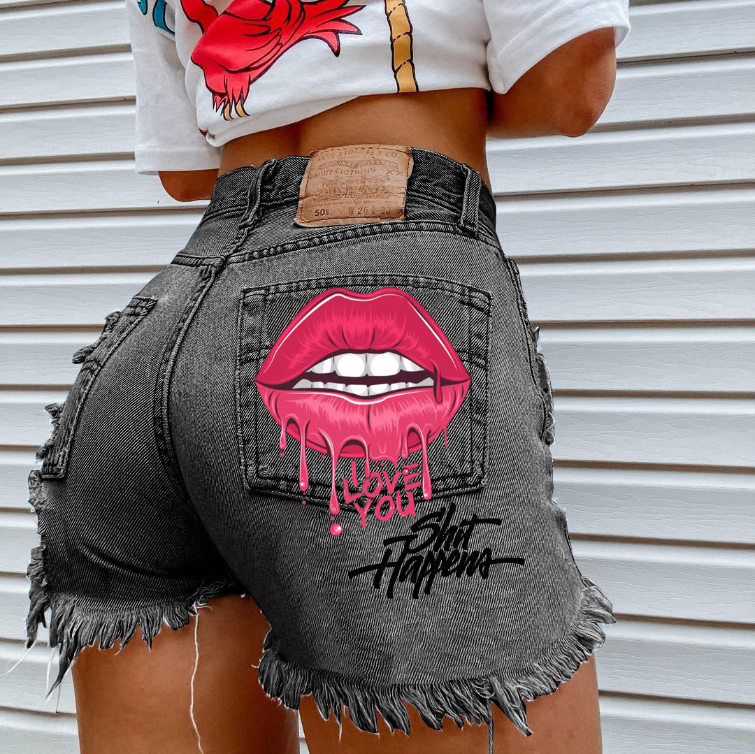 Fashion Ripped Denim Shorts For Women - Trendy Rebellion