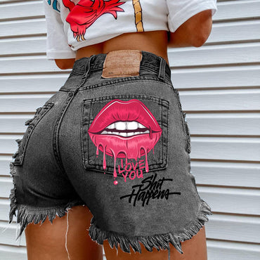 Fashion Ripped Denim Shorts For Women - Trendy Rebellion