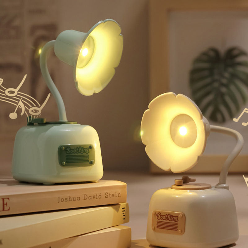 Lampe phonographe rétro créative, lumières à intensité variable sans électrode, décoration de maison