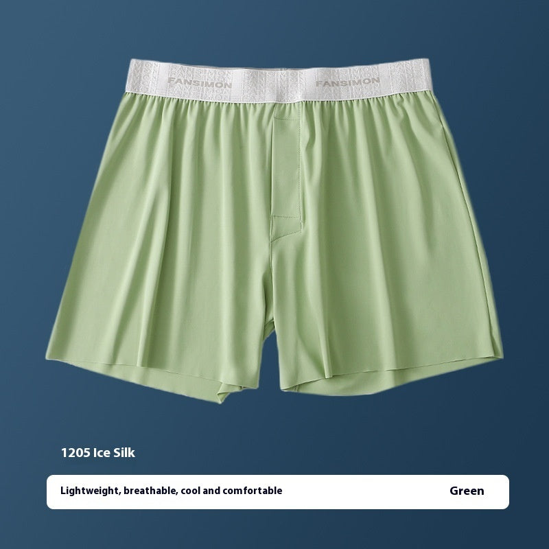 Herrunderkläder i issiden, plusstorlek, lösa boxershorts