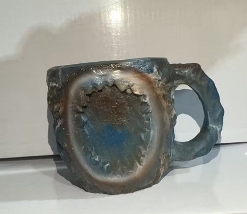 400ml kaffemuggar i hartskristall med handtag, elegant falsk mineralkristallkopp för arbetsplats, heminredning, julklapp, köksredskap