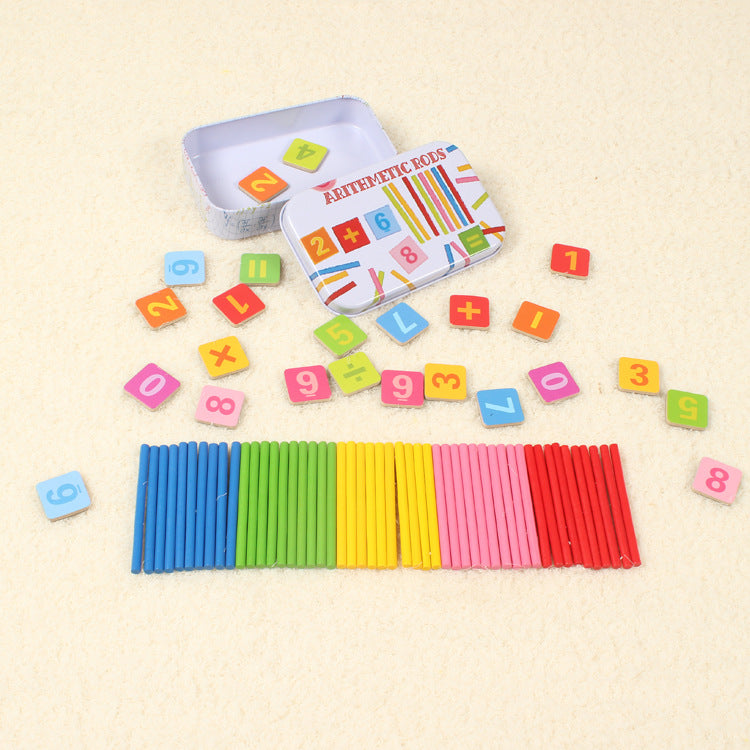 Puzzle d'éducation précoce pour enfants, bâton d'arithmétique, bâton d'apprentissage
