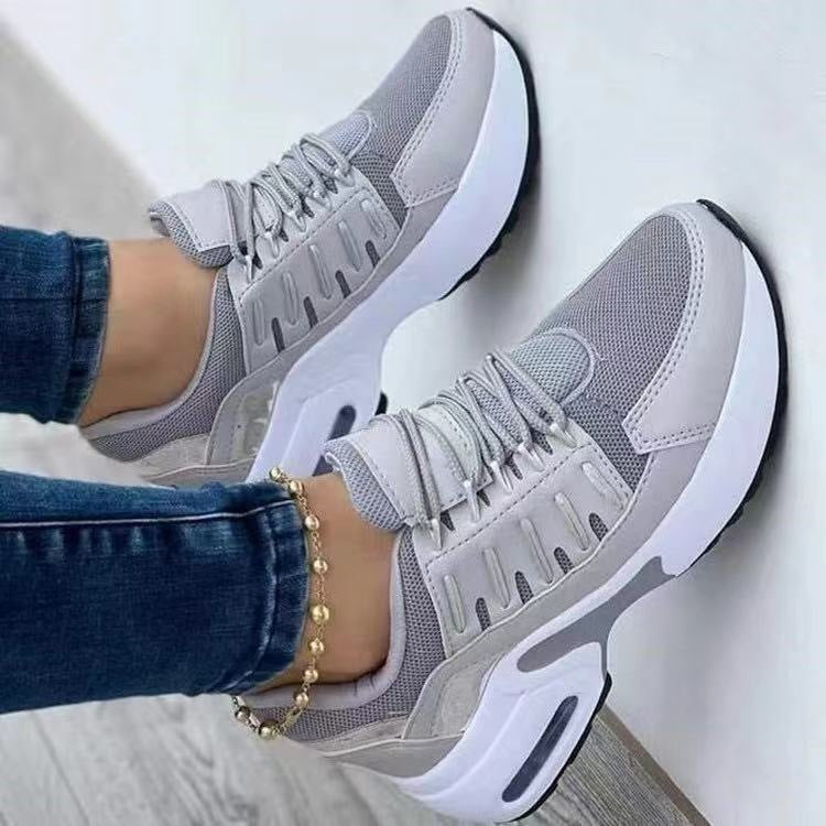 Women's Unisex Wedge Heel Running Sneakers - Low Heel 1-3cm