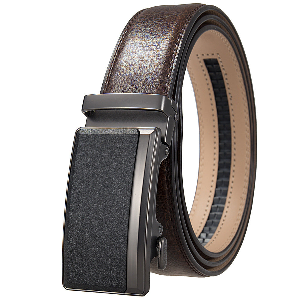 Men's Business Split Leather Belt - Professional Excellence