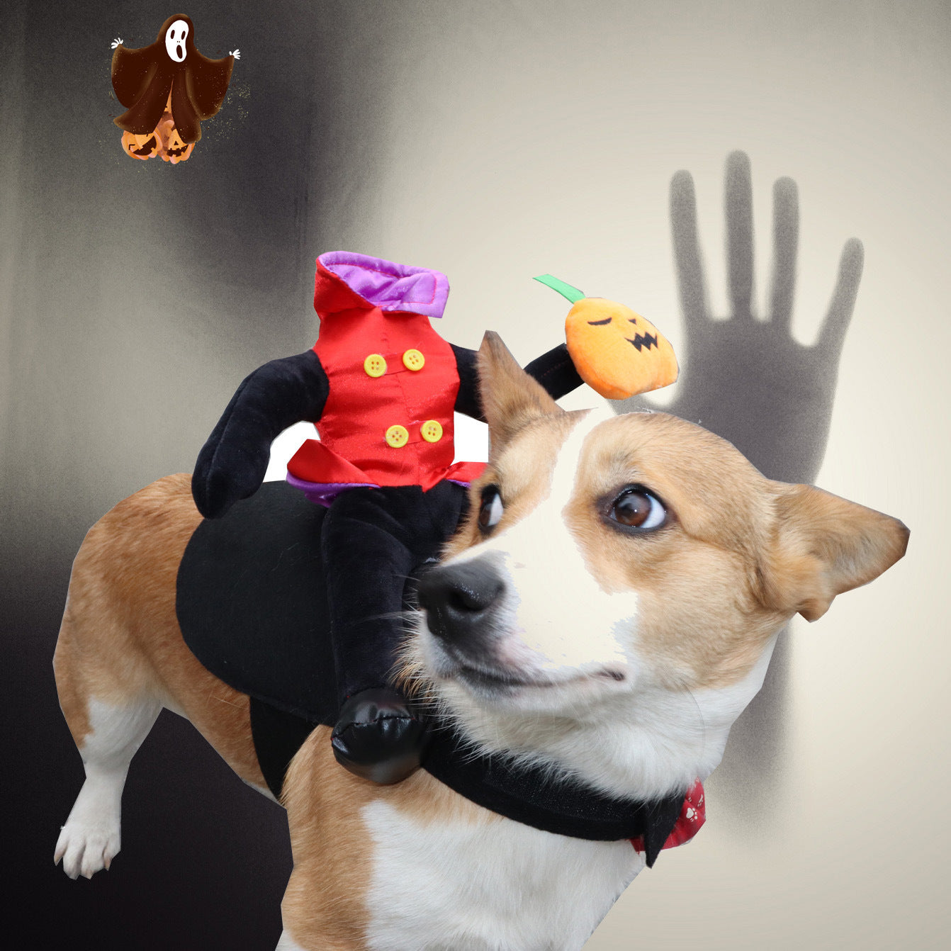Vêtements pour chiens d'Halloween, Costume pour animaux de compagnie drôle