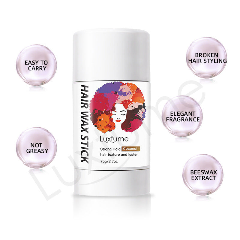 Bâton de cire coiffante crème pour cheveux