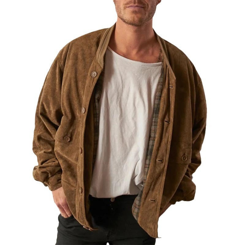 Maillard mockakappa herr enfärgade casual herrjackor