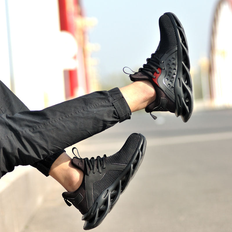Oförstörbara Arbetsskor Sneakers Herr Anti-punktion Skyddsskor