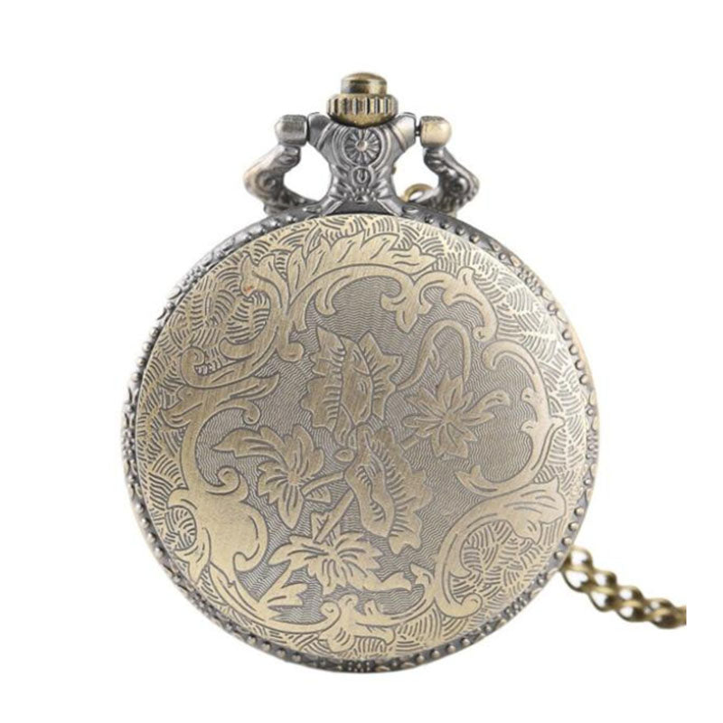 Fire Sign Quartz Flip Men's And Women's Commemorative Pocket Watch - Stylish Functional Elegant Accurate Unisex Commemorative