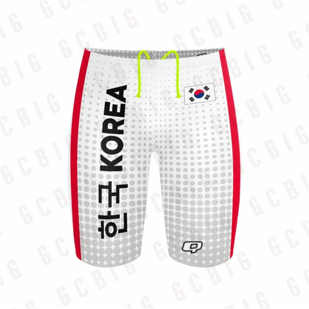 Summer Men's Quick Drying Tight Flat Angle Surfing Pants