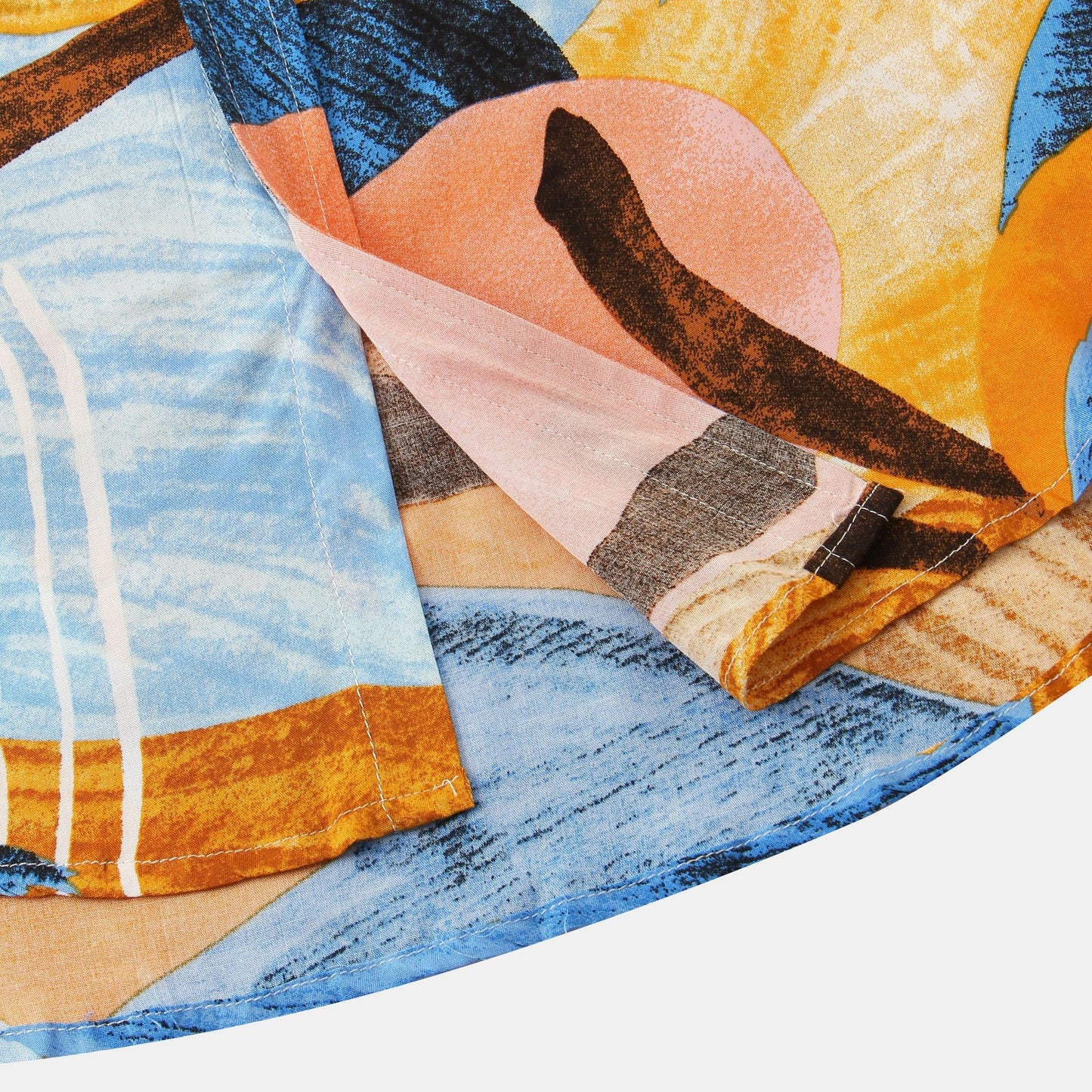 Chemise à manches courtes à la mode Hawaii Beach, deux pièces