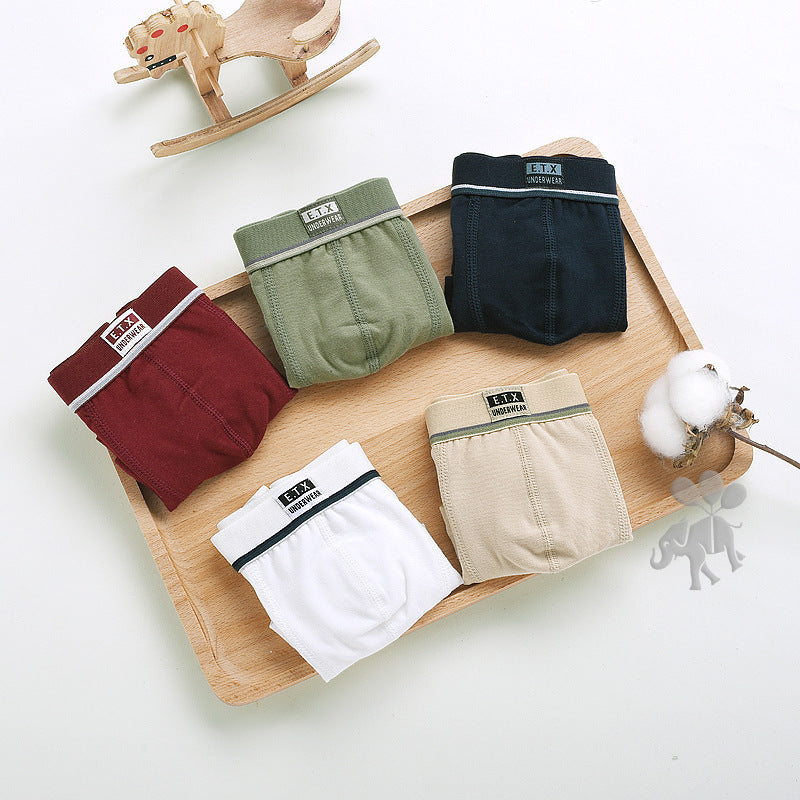 Sous-vêtements pour enfants ETX Boxer en lot de cinq