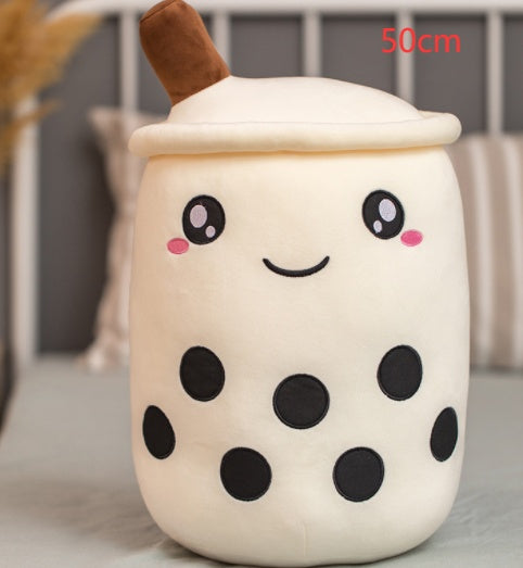 Pearl milk tea cup pillow
