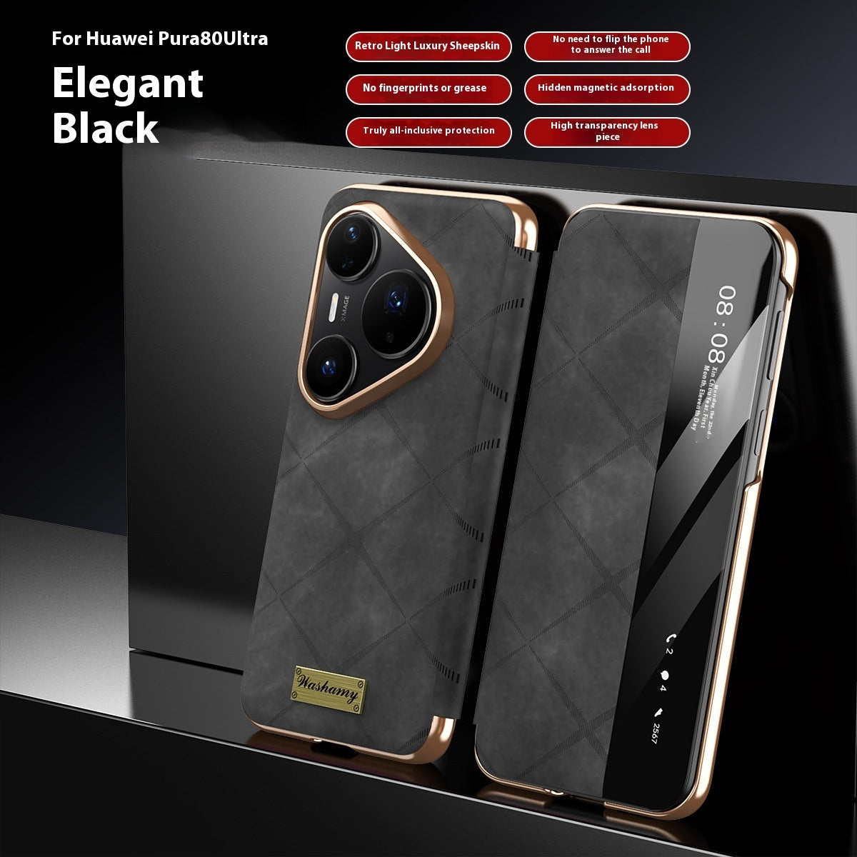 Electroplated Diamond Grid Anti-fingerprint Phone Case
