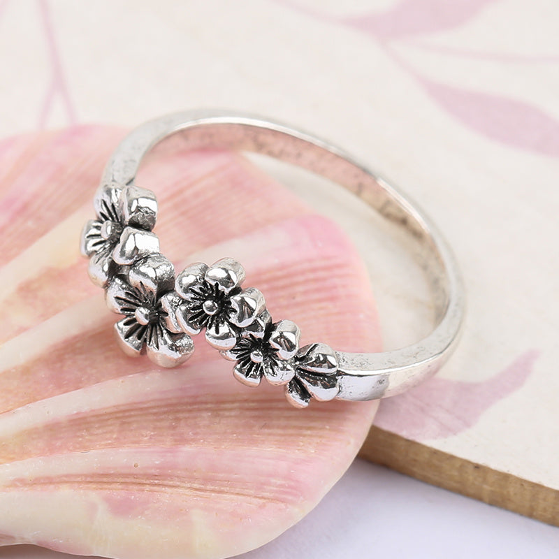 Bague rétro en Zircon rouge pour femmes, mode
