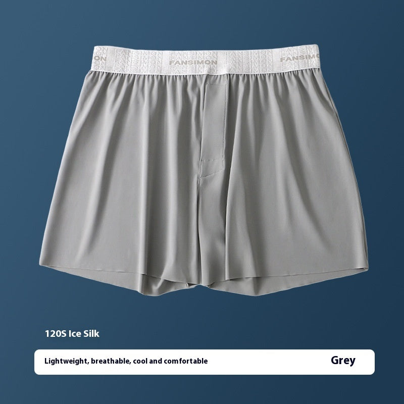 Herrunderkläder i issiden, plusstorlek, lösa boxershorts