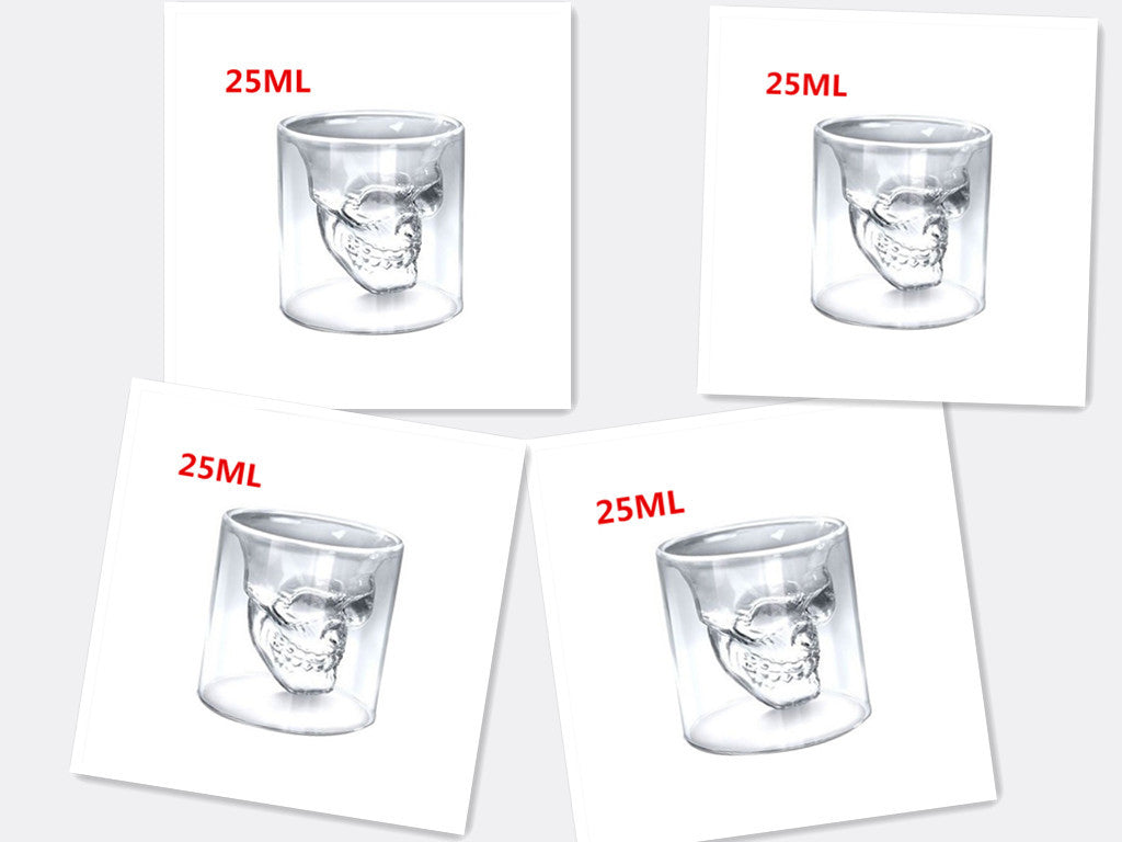 Creative Crystal Bowl Mug - Glass Double Wall Bowl