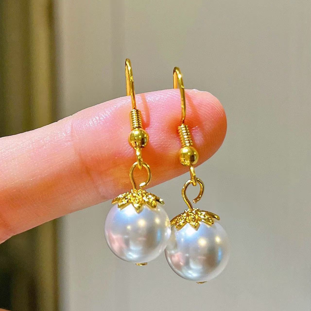Luxury Australian White Pearl Earrings