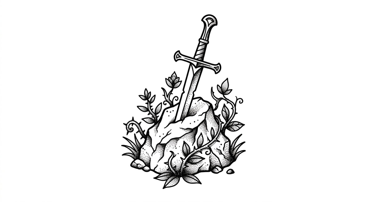 Flash-ark vol. 2 Fantasi — 6 original tatueringsmotiv som skissunderlag (PDF + JPEG)