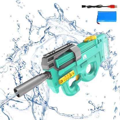 Pistolet à eau électrique P90, jouets high-tech pour enfants, piscine de plage extérieure, grande capacité, pistolet à eau de projection de Gel d'été pour adultes, nouveau