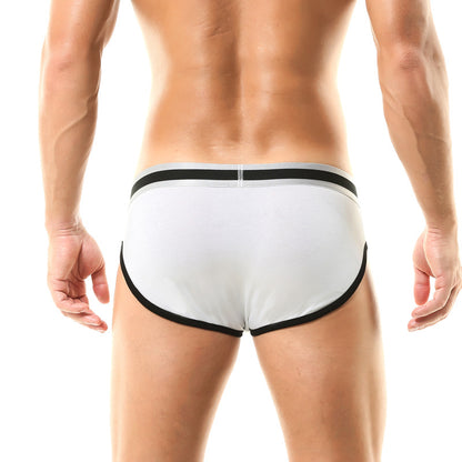 Men's Underwear Color Matching Low Waist Briefs