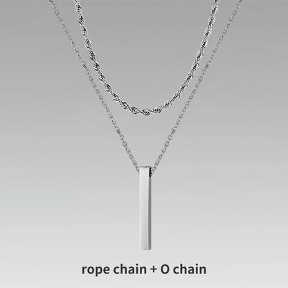 Jewelry Men Boy Gift Chain Crystal Necklace