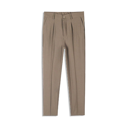 Autumn Wear Skinny Casual Draping All-matching Suit Pants