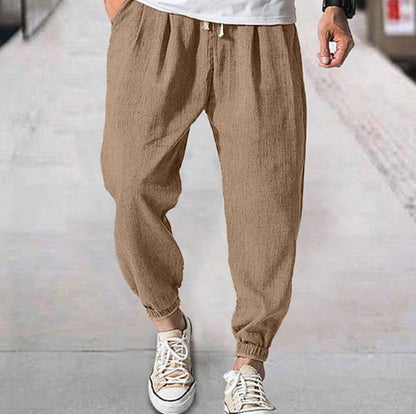 Casual Fashion Loose Men's Summer Ankle Banded Pants