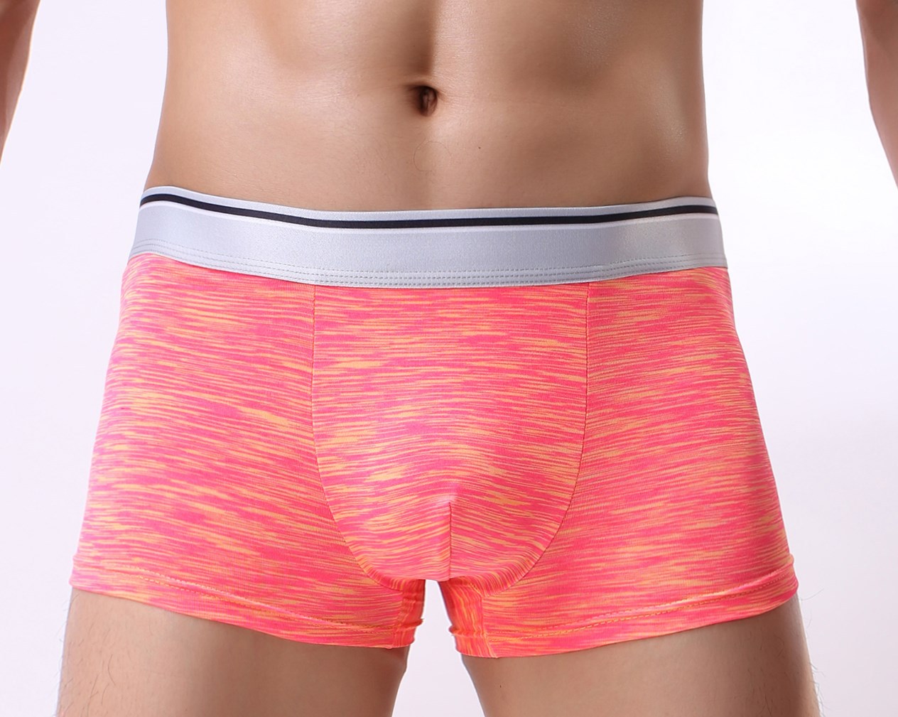 Nouveaux sous-vêtements en coton purifiés pour hommes boxeurs pour hommes couleur coton mélangé jeunes garçons taille moyenne Boxer