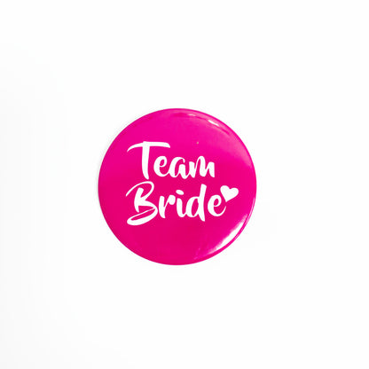 Bröllopsfest Bride Team Brud Badge Party dekoration