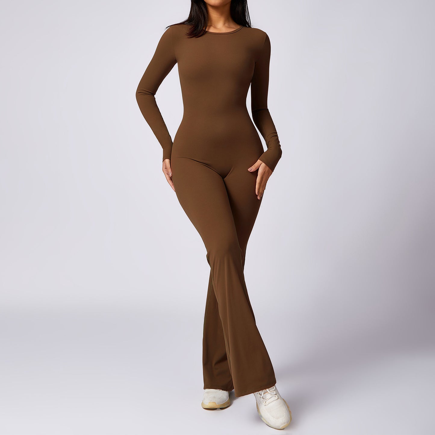 C it all Long Sleeve Yoga Jumpsuit - Quick-Dry Naked Feel