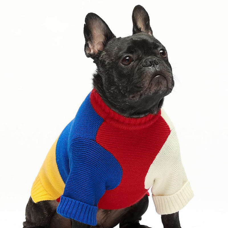 Vêtements pour animaux de compagnie en acrylique pull pour chien