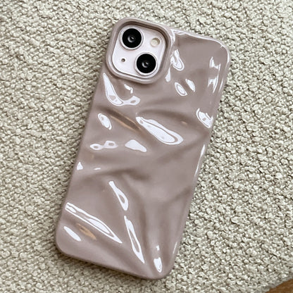 Electroplating Three-dimensional Pleated Phone Case