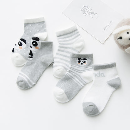 Cartoon Thin Children's Mesh Socks, Children's Socks