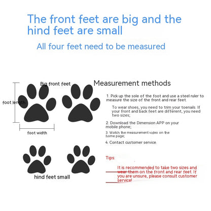 Pet Dog Breathable Mesh Shoes Soft One Pair Four